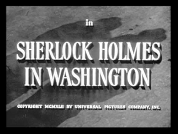 Sherlock Holmes in Washington 1943