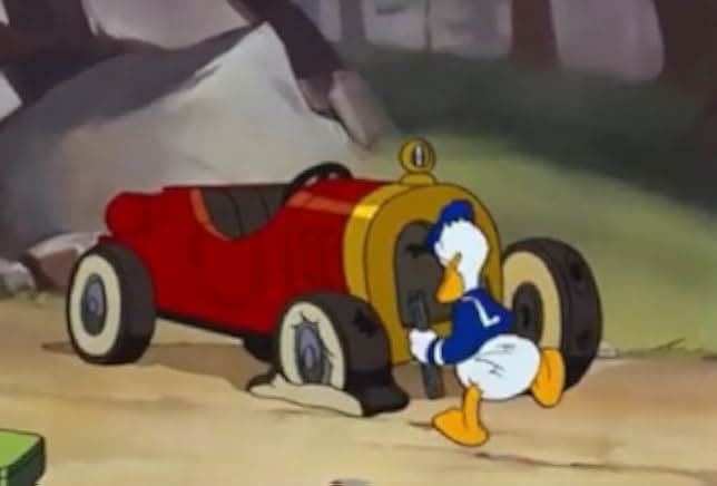 Donald's Tire Trouble 1943