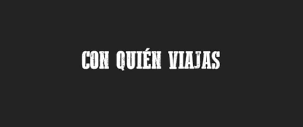 Con quién viajas 2021
