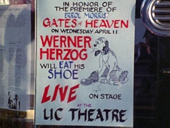 Werner Herzog Eats His Shoe 1980