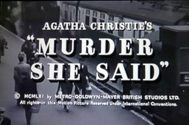 Murder She Said 1961
