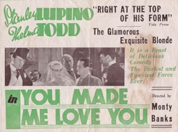You Made Me Love You 1933