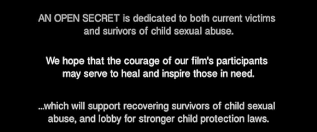 An Open Secret 2015