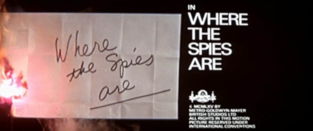 Where the Spies Are 1966
